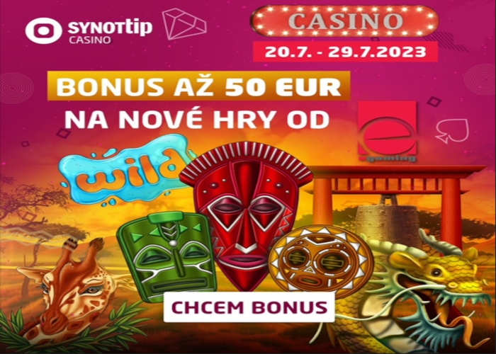 Synot tip casino nove egaming automaty