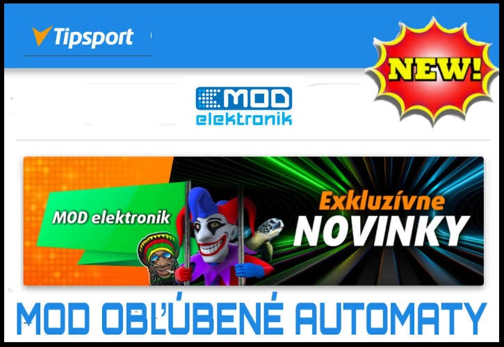 MOD automaty v Tipsport casino