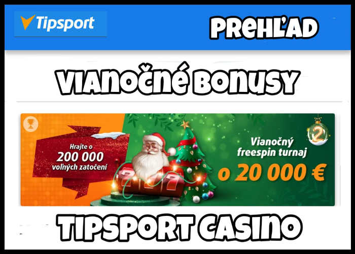 vianočné bonusy tipsport casino