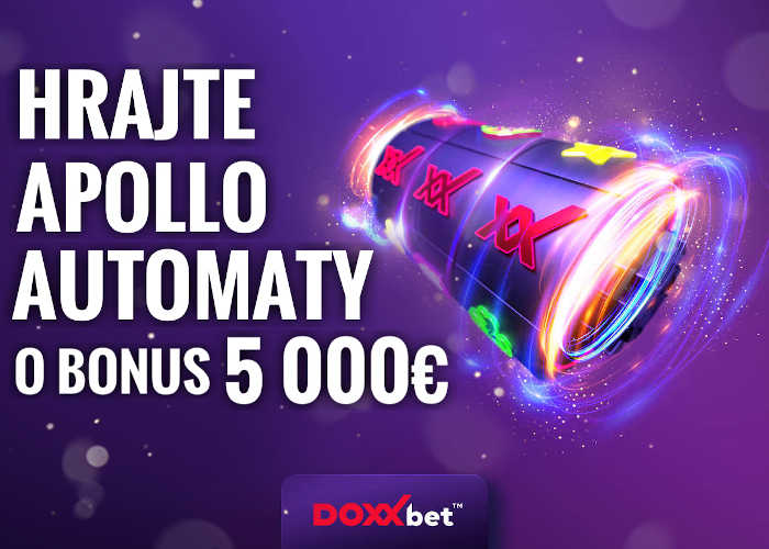 Doxxbet casino Apollo automaty turnaj bonus