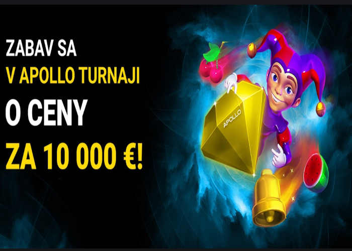 Fortuna casino Apollo automaty turnaj