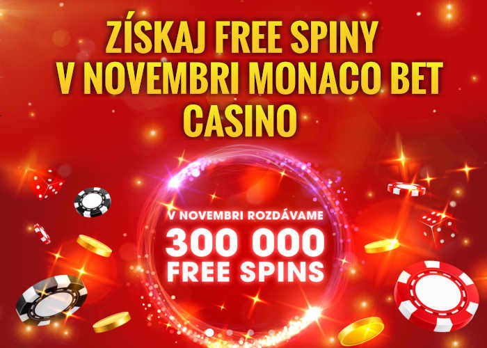 Monaco bet kasino free spiny na november
