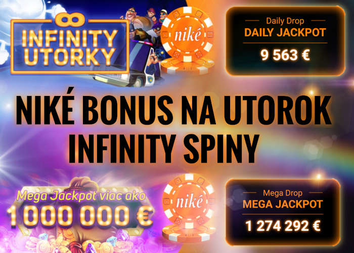 Nike casino bonus na utorkok free spiny infinity