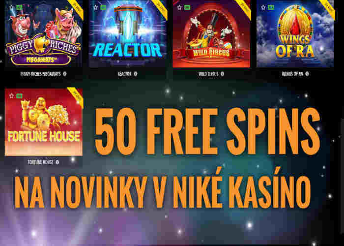 Nike Casino 50 Free spinov s novinkami