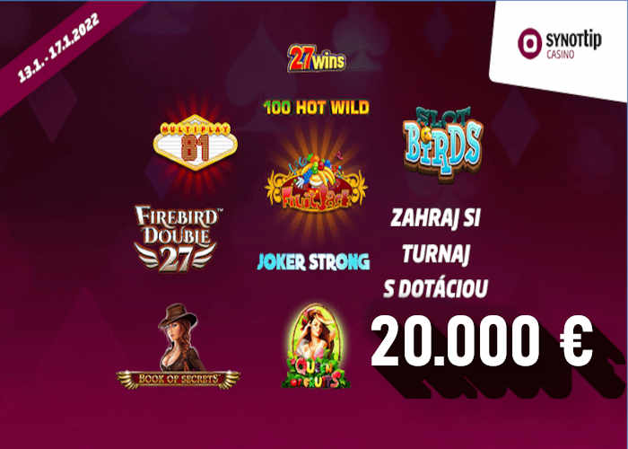 Synot tip casino turnaj 1
