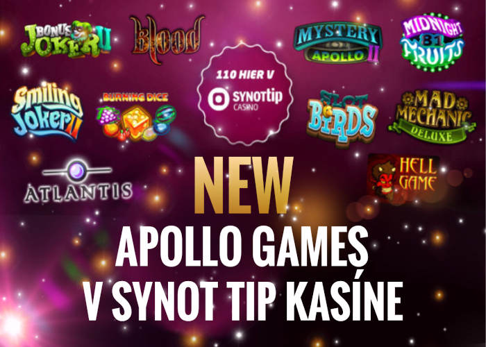 Apollo online automaty spustené v Synot Tip online kasíne