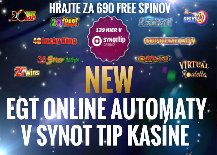 nové online automaty egt v synot kasine