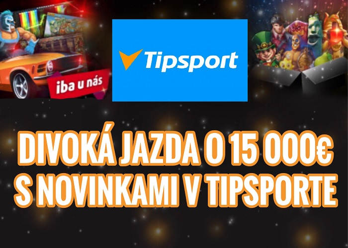 TIpsport kasino turnaj s novinkami o 15.000 €