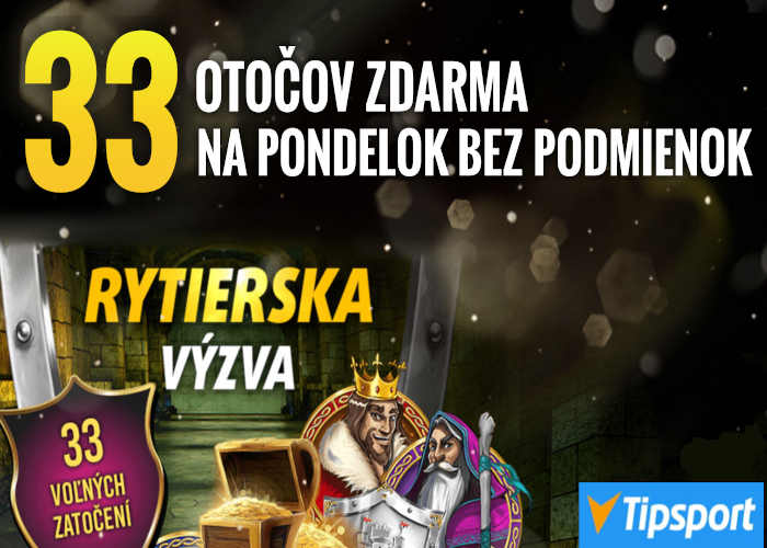 Tipsport kasíno bonus točenie zdarma free spins