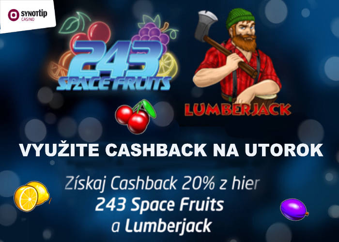 Cashback bonus v Synot tip Casino | Využite peniaze naspať