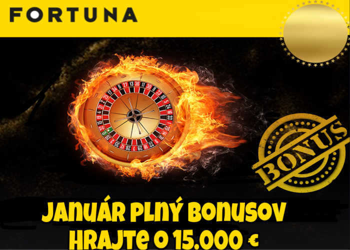 Fortuna casino bonusy na január 2024