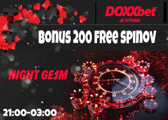 Doxxbet casino nocne kasino free spiny