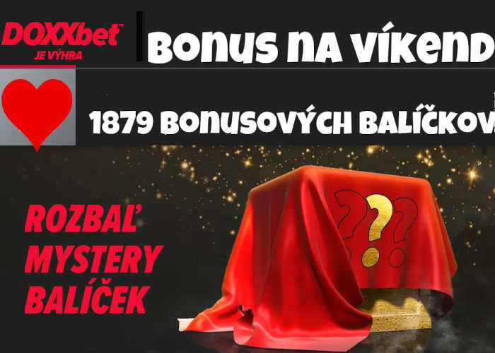 DOXXbet casino mystery bonus na víkend PLAYTECH