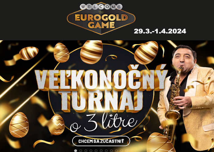 eurogold casino velkonocny turnaj