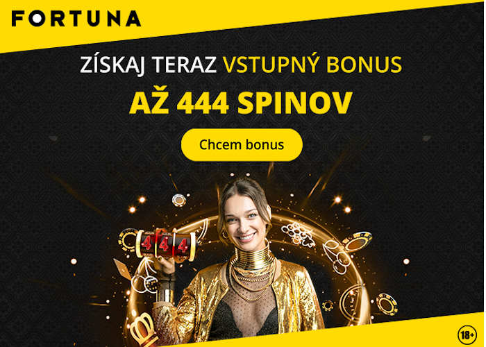 Fortuna casino nový vstupný bonus 444 free spinov
