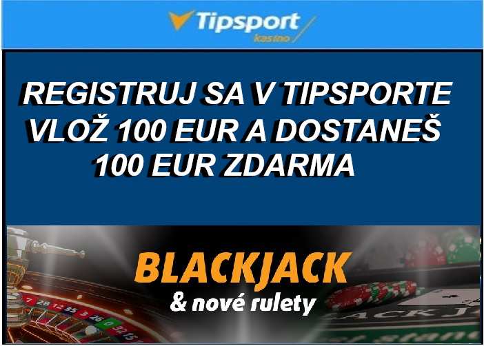 Hrajte Blackjack | Blackjack s bonusom od Tipsport | Blackjack online automat zdarma | casino-online.sk